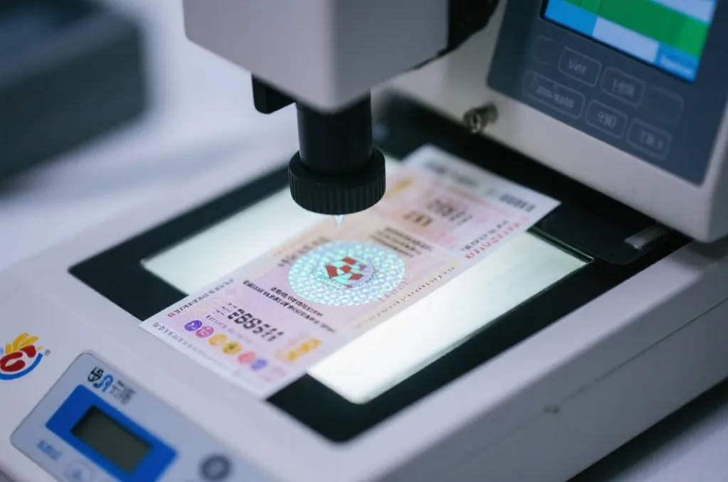 专业设备检测彩票票据真伪,保障兑奖公正